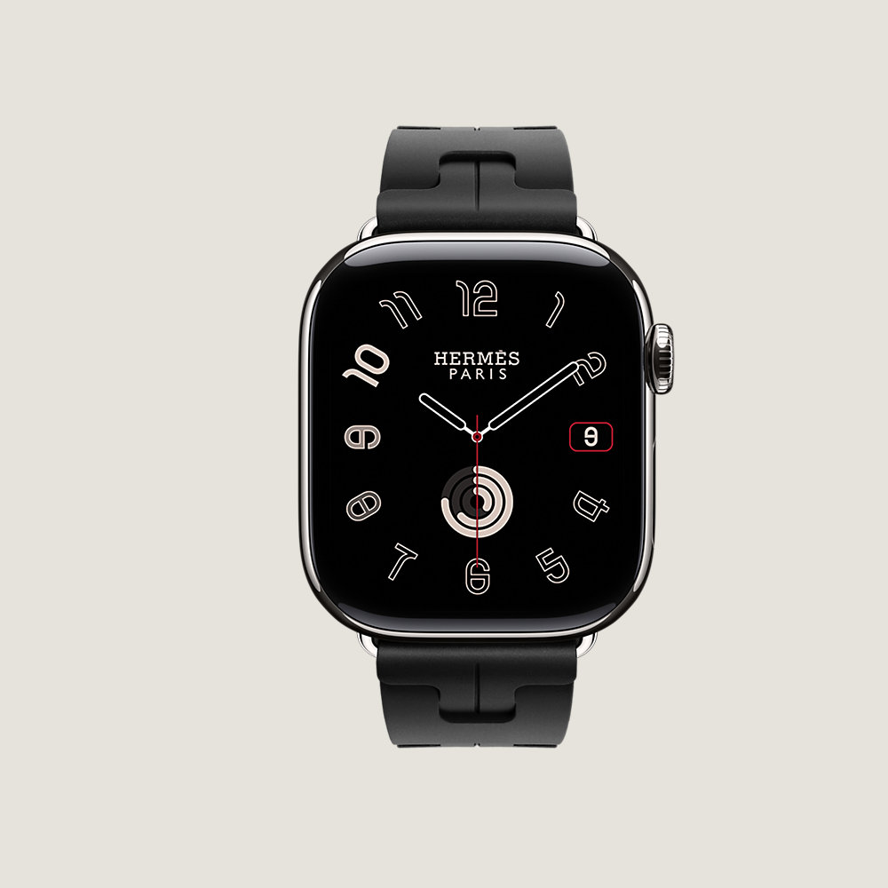 41mm Hermes Apple Watch Series 9 24k Gold Plated Orange